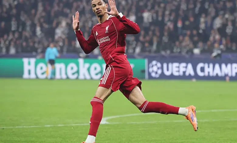 إيكيتيكي يفتتح أهدافه مع ليفربول في دوري أبطال أوروبا