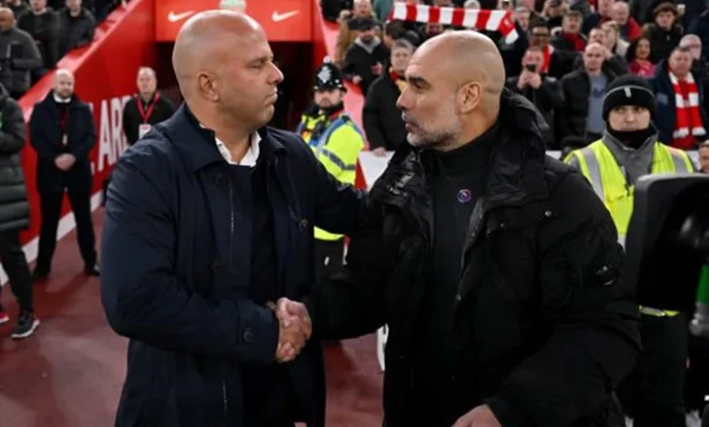 سلوت قبل مواجهة السيتي: أستمتع بمشاهدة فرق جوارديولا