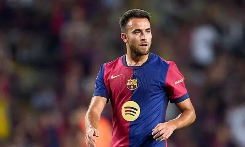 شكوك حول مشاركة إيريك جارسيا مع برشلونة ضد سيلتا