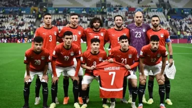 لمسة وفاء من منتخب مصر تجاه رفعت خلال كأس العرب (صور)