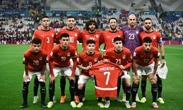 لمسة وفاء من منتخب مصر تجاه رفعت خلال كأس العرب (صور)